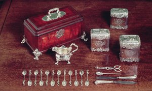 Equipaje de té, c.1735 de Paul de Lamerie