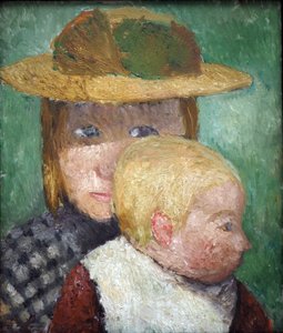 Niños al sol, c.1903 (témpera sobre cartón)