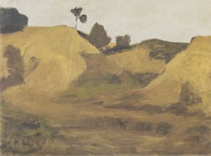 Landschaft am Weyerberg de Paula Modersohn-Becker