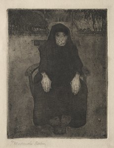 Seated Old Woman de Paula Modersohn-Becker