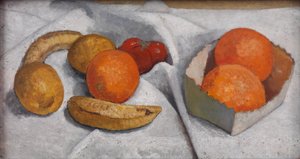 Bodegón con naranjas, plátanos, limones y tomate de Paula Modersohn-Becker