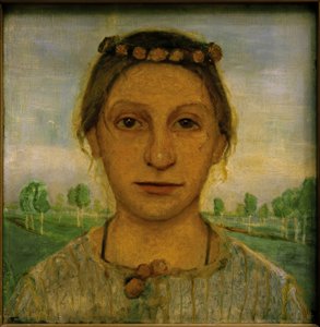 Retrato de la hermana Herma de Paula Modersohn Becker