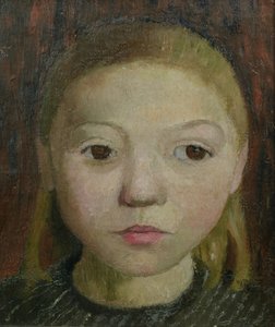 Cabeza de una niña de Paula Modersohn Becker