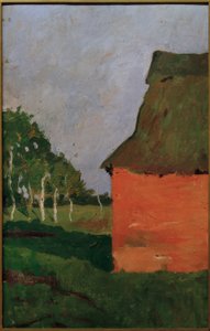 Casa roja de Paula Modersohn Becker