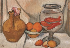 Naturaleza muerta con pecera. 1906 de Paula Modersohn Becker
