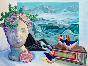Naturaleza muerta oceánica ecléctica de Pauline Wegman | Key and Sea Creative