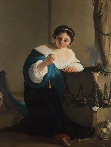 Cydippe con la manzana de Acontius