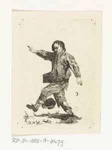 hombre corriendo de Paulus Charles Gerard Poelman