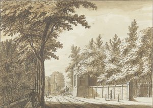 Hofstede Bosch-en-Hoven en las afueras de Haarlem de Paulus Constantijn la Fargue (attributed to)
