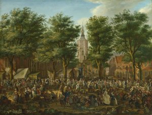 El Grote Markt en La Haya, 1760