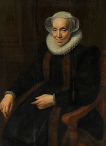 Retrato de María de Utrecht (c. 1552/53-1629) de Paulus Moreelse