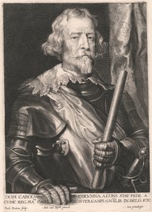 Dom Carolus de Columna a Cons. Stat. Prim. a Cubic. Reg. Matis. Cath. Magister Campi. Gnalis. in. Belg. Etc de Paulus Pontius