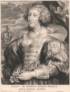 Maria de Medices Regina Franciæ, Trium Regum Mater de Paulus Pontius