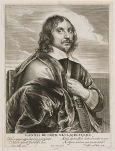 Retrato de Johannes de Heem de Paulus Pontius