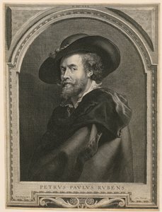 Retrato de Pedro Pablo Rubens de Paulus Pontius
