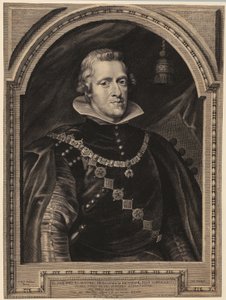 Retrato de Felipe IV, rey de España de Paulus Pontius