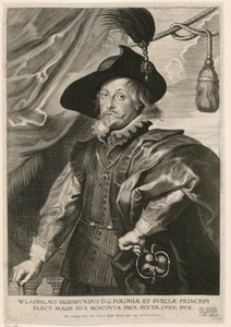 Retrato de Vladislao IV Vasa, príncipe de Polonia y Suecia de Paulus Pontius