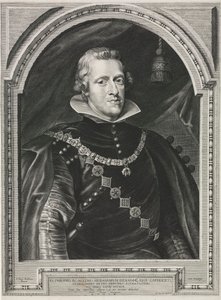 Retrato de Felipe IV de Paulus Pontius