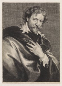 Retrato del pintor Pedro Pablo Rubens de Paulus Pontius