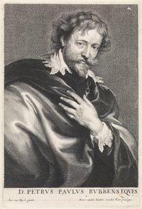 Retrato del pintor Peter Paul Rubens de Paulus Pontius