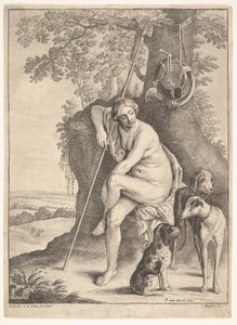 Figura Sentada de Diana la Cazadora