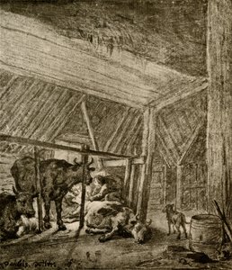 La vaca pariendo de Paulus Potter