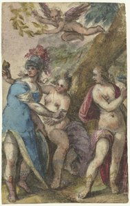 El veredicto de París de Paulus van Wtewael (possibly)