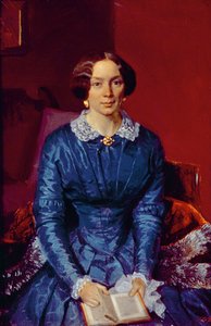Retrato de Elizaveta Petrovna Zhdanova (1818-55) 1846-47 de Pavel Andreevich Fedotov