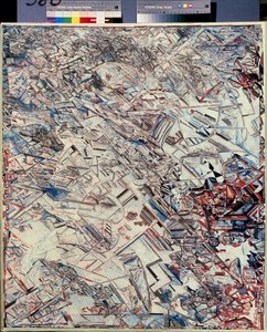 Composición. Pintura de Pavel Nikolayevich Filonov (1883-1941), óleo sobre lienzo, arte ruso, vanguardia, arte abstracto. Museo Estatal Ruso, San Petersburgo. de Pawel Nikolajewitsch Filonow