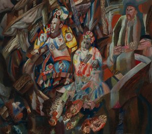 Este y Oeste, 1912-1913 de Pavel Nikolayevich Filonov