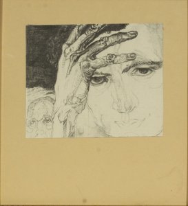 Autorretrato de Pavel Nikolayevich Filonov