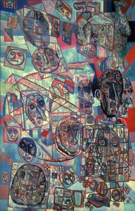 El hombre en el mundo, 1925 de Pavel Nikolayevich Filonov