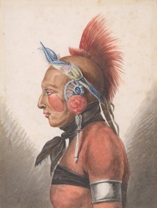 Un guerrero osage, 1811-ca. 1813