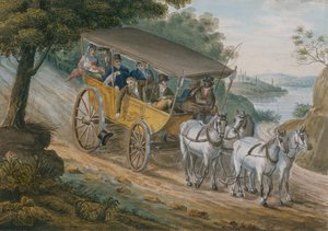 Viaje en Diligencia Cerca de Trenton, Nueva Jersey