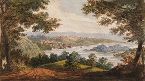 Washington y Georgetown desde la carretera de Alexandria, 1811-ca. 1813