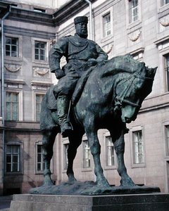 Estatua Ecuestre de Alejandro III (1845-94) 1909 de Pavel Petrovic Trubetskoy