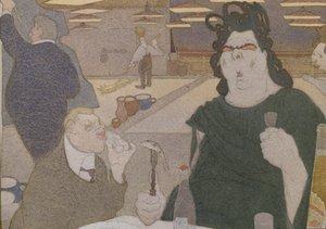 Caricatura de Fyodor Shalyapin de Pavel Yegorovich Shcherbov