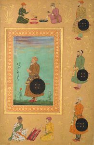 Retrato de Islam Khan Mashhadi, siglo XVII