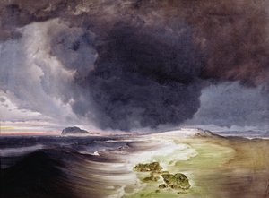Fortaleza de Vardohus (óleo sobre lienzo) de Peder Balke
