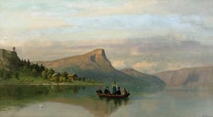 Desde Nordfjord (óleo sobre lienzo) de Peder Cappelen Thurmann