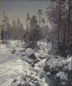 Deshielo de primavera de Peder Knudsen