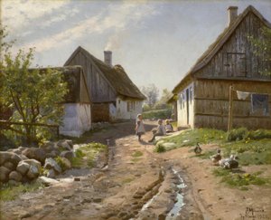 En la granja
