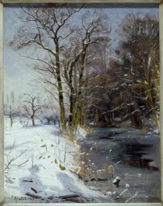 Día soleado de invierno de Peder Monsted