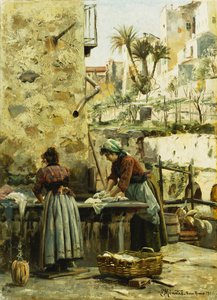 Las lavanderas de Peder Monsted