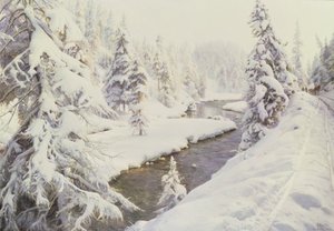 Paisaje de Invierno, St Moritz