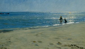 Resplandor del sol sobre el mar, Skagen