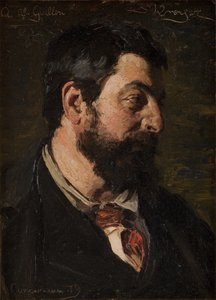 Retrato del pintor francés Alfred Guillou de Peder Severin Krøyer