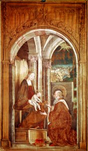 Adoración de los Magos. Pintura de Pedro Berruguete (1450/1455-1504) Madrid, Museo del Prado de Pedro Berruguete