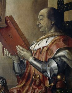 Retrato de Federico da Montefeltro (1422-1482) con su hijo Guidobaldo da Montefeltro (1472-1508)