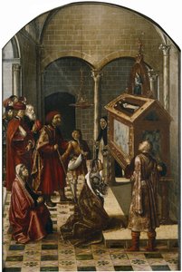La Tumba de San Pedro Mártir, 1493-1499 de Pedro Berruguete